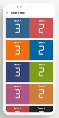 Scoreboard android App screenshot 1